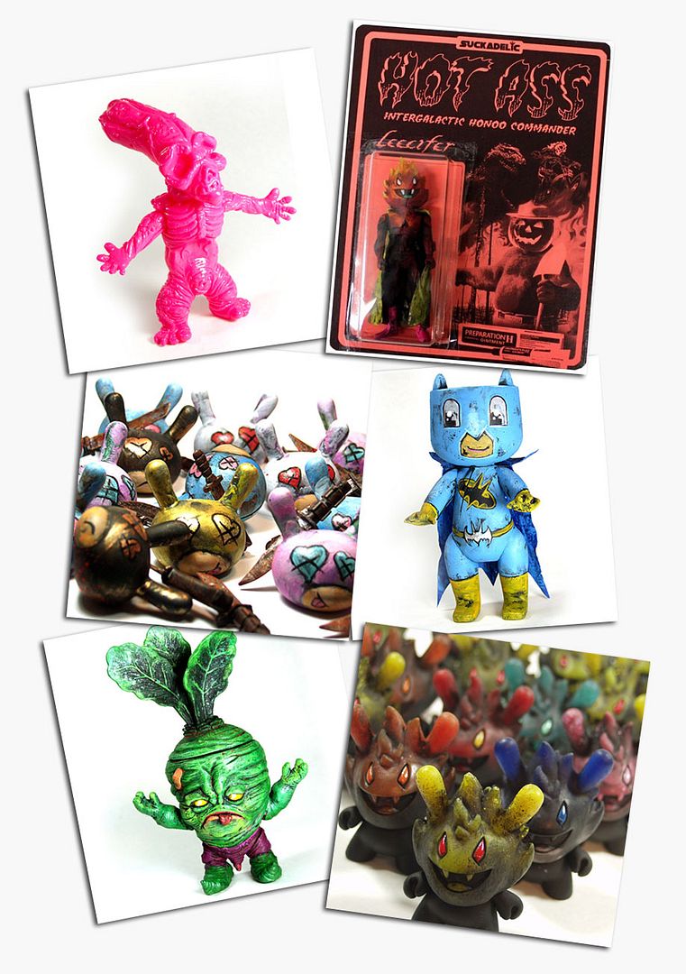 Leecifer's online store is LOADED with customs & resin art multiples galore!!! SpankyStokes
